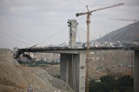 بازدید معاون اجرایی رئیس‌جمهور از پل شهید رئیسی