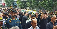 پیکر شهید سینا سیاه نژاد در شهرستان صومعه سرا تشییع شد