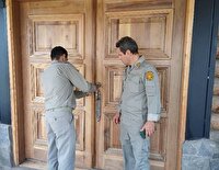 مهر و موم شدن کلبه حیوانات کاسپین بندرانزلی